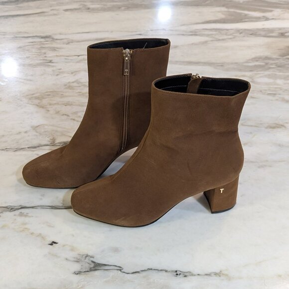 Ted Baker London Shoes - Ted Baker Suede Ankle Boots – Classic Neutral Style, Size 40
